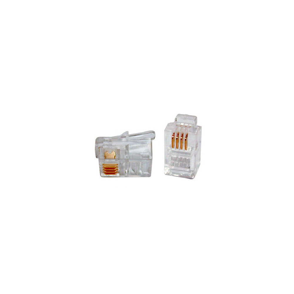 Lot de 20 Connecteurs RJ9 4PAC