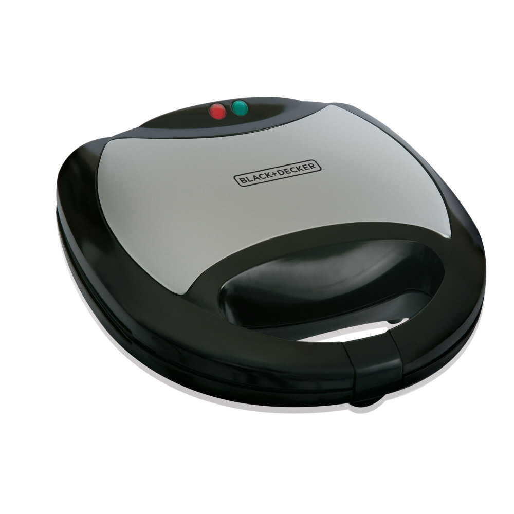 Appareil à Panini Et Croque Monsieur BLACK&DECKER TS2080-B5 / 750 W / Noir