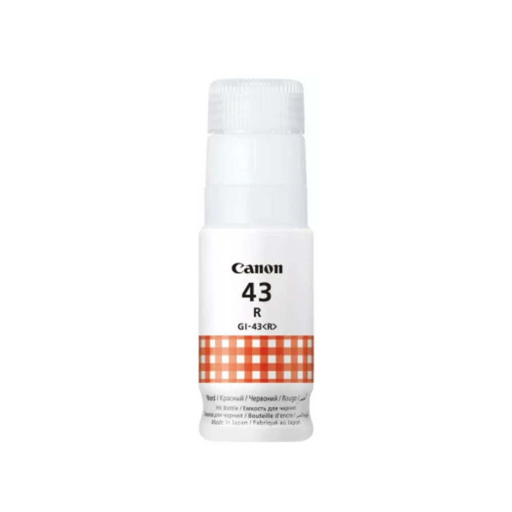 Bouteille d'encre Originale Canon GI-43R Rouge 3800 pages