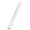 50 Reliures Spirale Plastique 38mm Blanc
