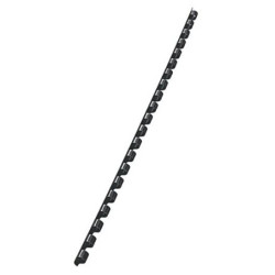 50 Spirale Plastique 8mm / Noir