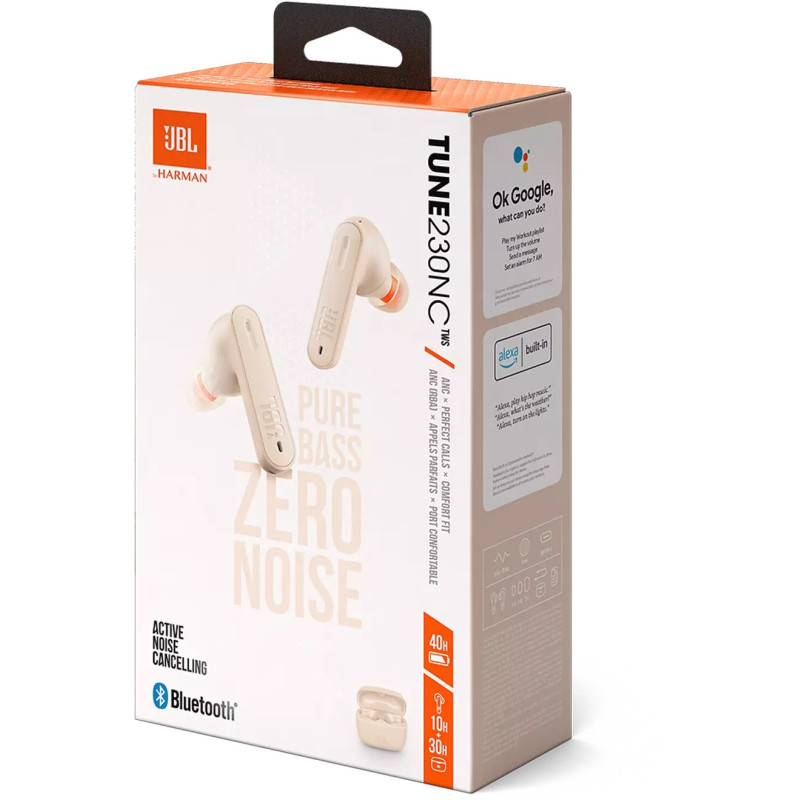 Écouteurs Sans Fil JBL Tune 230NC – Blanc – Bluetooth/USB-C – Ouverts Jamais Utilisés