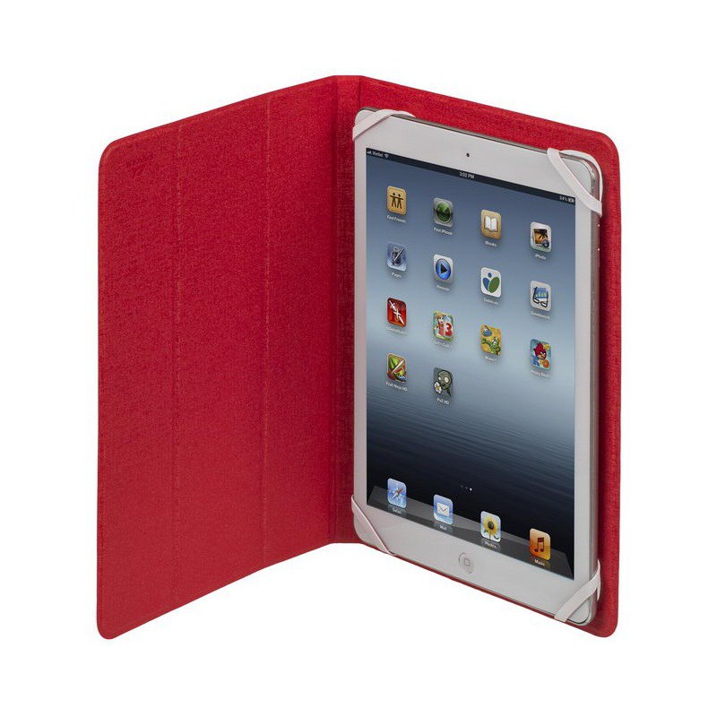 Etui double-face pour tablette 10.1" Blanc/Rouge