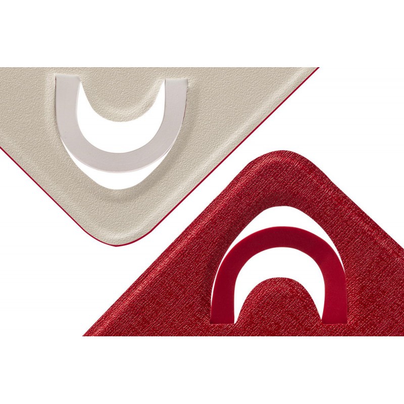 Etui double-face pour tablette 10.1" Blanc/Rouge