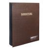 Parapheur Essential Purple / 32X 24,5 Cm / 24 Vues / Marron