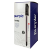 Pack de 50 Stylos à Bille Pointe SCRIBE Purple / 1,0 mm / Noir