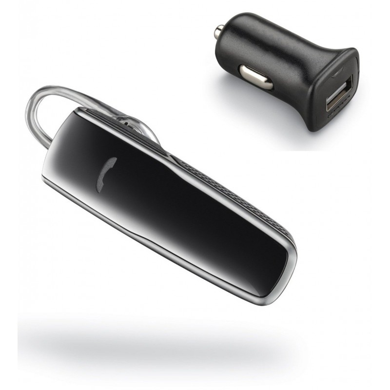 Micro-Casque / Oreillette Bluetooth pour Smartphones M55 + Adaptateur Allume Cigare