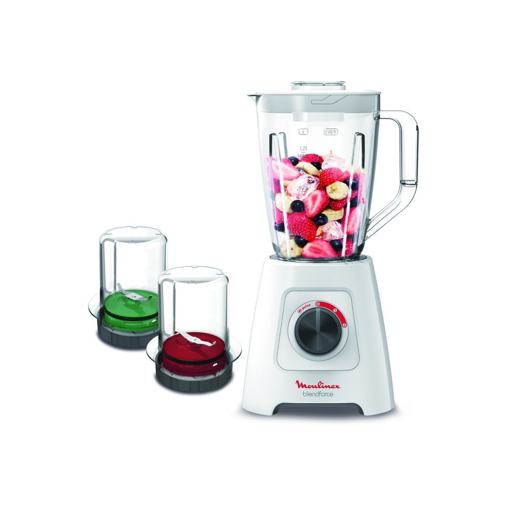 Blender Moulinex Blende force + 2 Accessoires Broyeurs & Rape / 600 W / Blanc