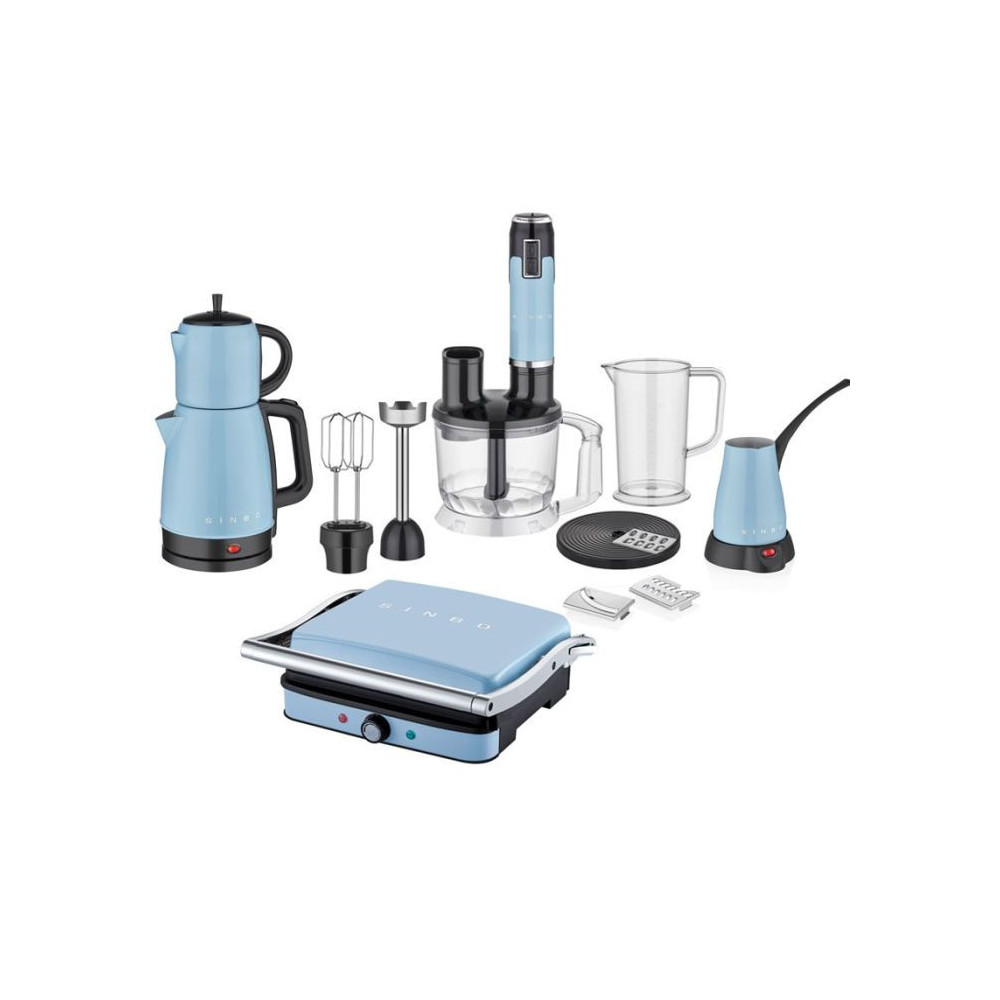 Pack Premium inox Beige SINBO / Bleu