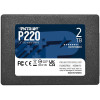 Disque Dur Interne Patriot SSD P220 SATA III 2.5 / 2 To