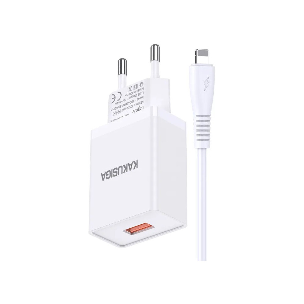 Chargeur Mural KAKU KSC-781 Lightning / Blanc