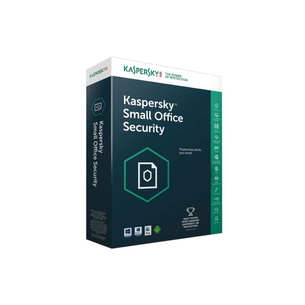 Kaspersky Small Office Security 8.0   1 an / 10 Postes + 1 Serveur