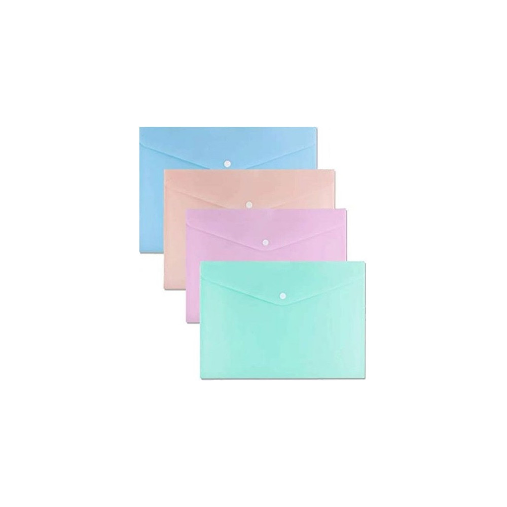 Pochette à BOUTON PP COSTO A4+ PP / PASTEL