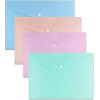 Pochette à BOUTON PP COSTO A4+ PP / PASTEL
