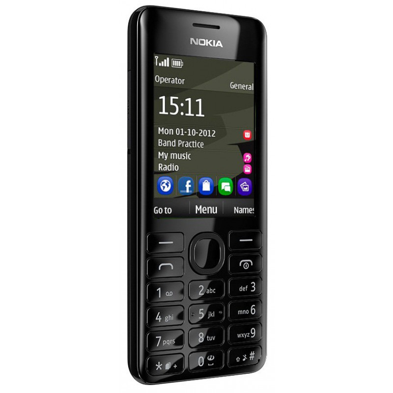 Téléphone Portable Nokia 105 / Double SIM / Noir + SIM Offerte