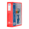 Boite de Classement en PP Costo personalisable / 80mm / plastique polypro Translucide / Transparent Rouge