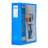 Boite de Classement en PP Costo personalisable / 80mm / Transparent Bleu