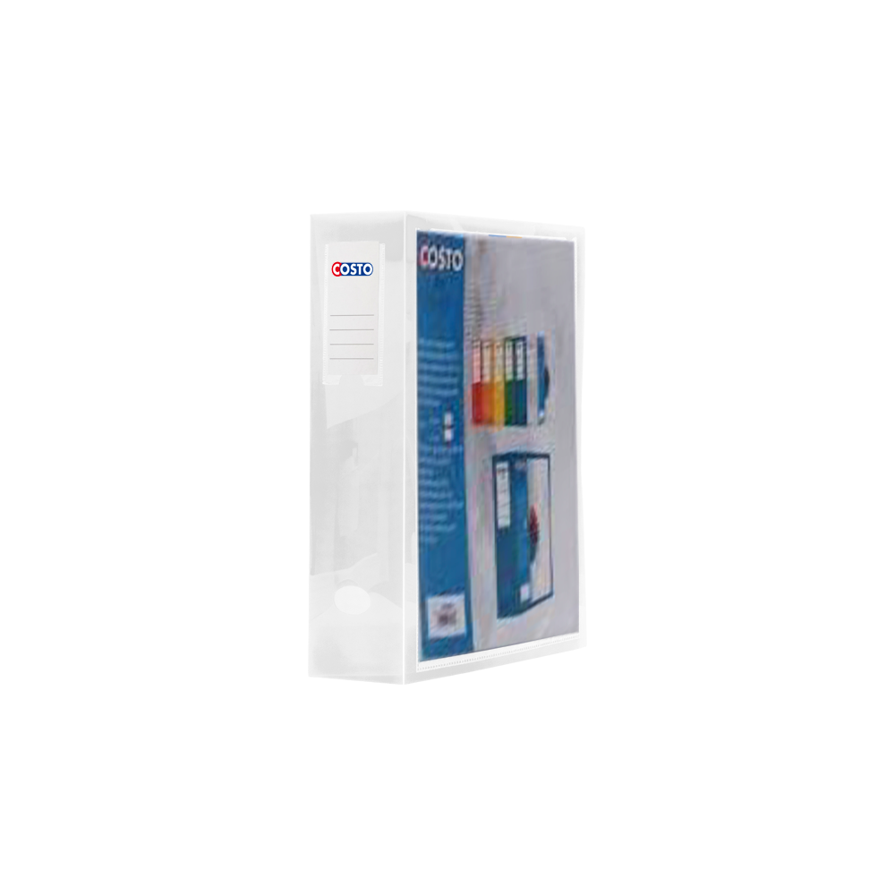Boite de Classement en PP Costo personalisable / 80mm / Transparent