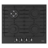 Table de cuisson Focus 4 Feux F.4005BS / FONTE TERMOCOUPLE / 60 cm / Noir