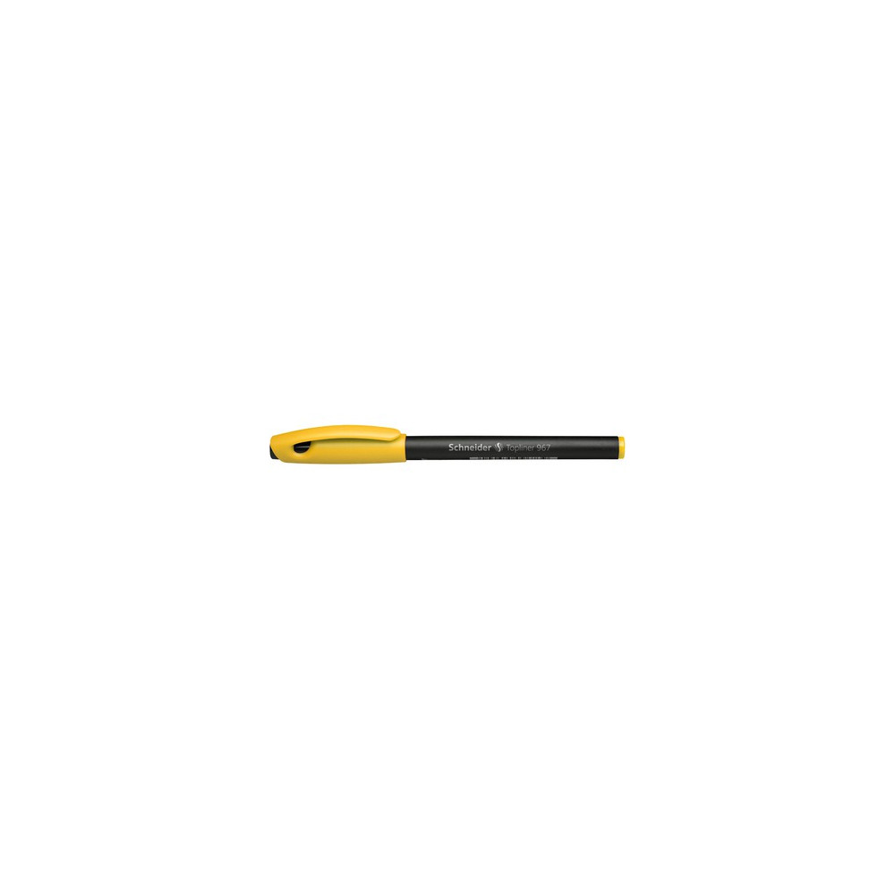Feutre pointe fine Schneider Topliner 967 / Jaune
