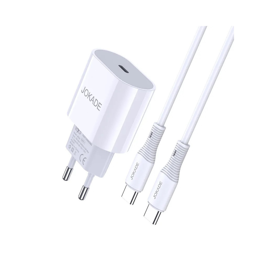 Chargeur Pour Smartphone JOKADE JB010 / USB-C Vers USB-C / 20 W