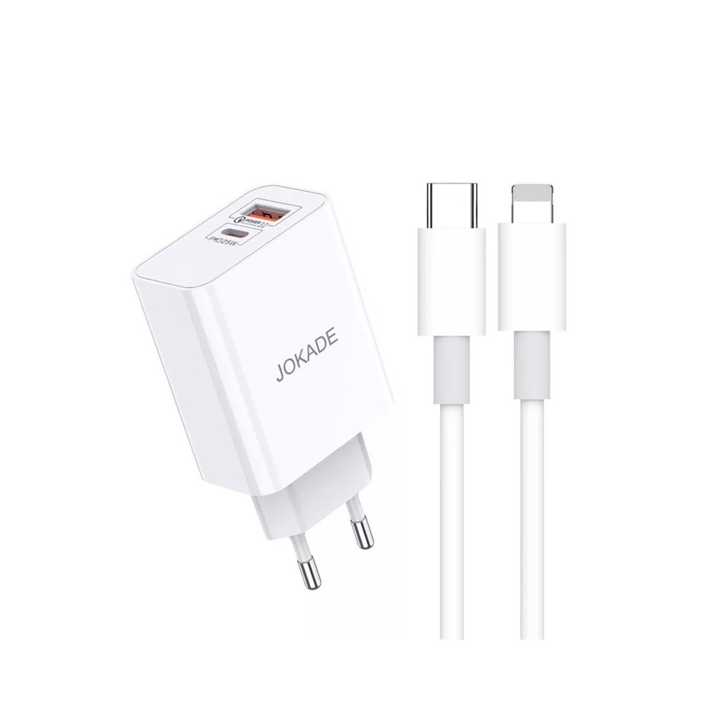 Chargeur Pour Smartphone JOKADE JB028 / USB-C Vers Lightning / 25 W