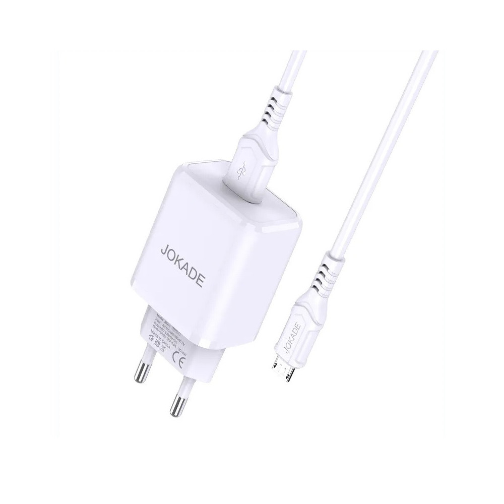 Chargeur Pour Smartphone JOKADE JB032 / USB Vers Micro USB / 18 W