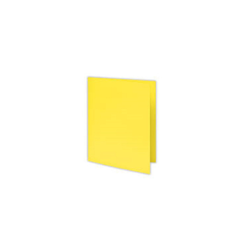 Paquet de 100 Chemises COSTO BRISTOL 180G / JAUNE VIF