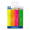 POCHETTE DE 4 SURLIGNEURS STAEDTLER TEXTSURFER CLASSIC / FLUO
