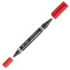 MARQUEUR PERMANENT STAEDTLER RECHARGEABLE DOUBLE POINTE OGIVE /ROUGE