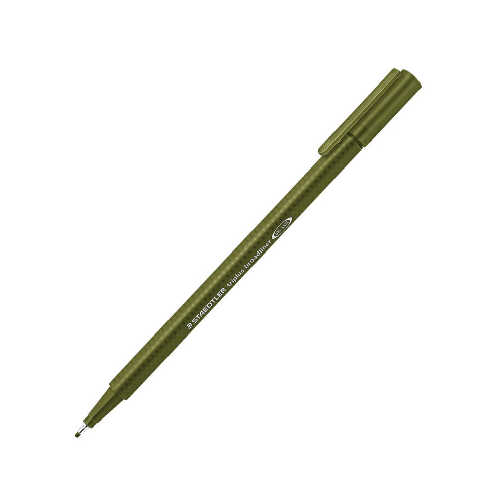 FEUTRES STAEDTLER TRIPLUS BROADLINER 338 / 0.8 MM / VERT OLIVE