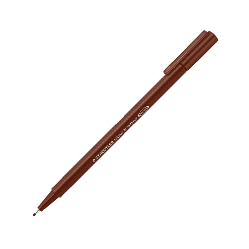 FEUTRES STAEDTLER TRIPLUS BROADLINER 338 / 0.8 MM / MARRON