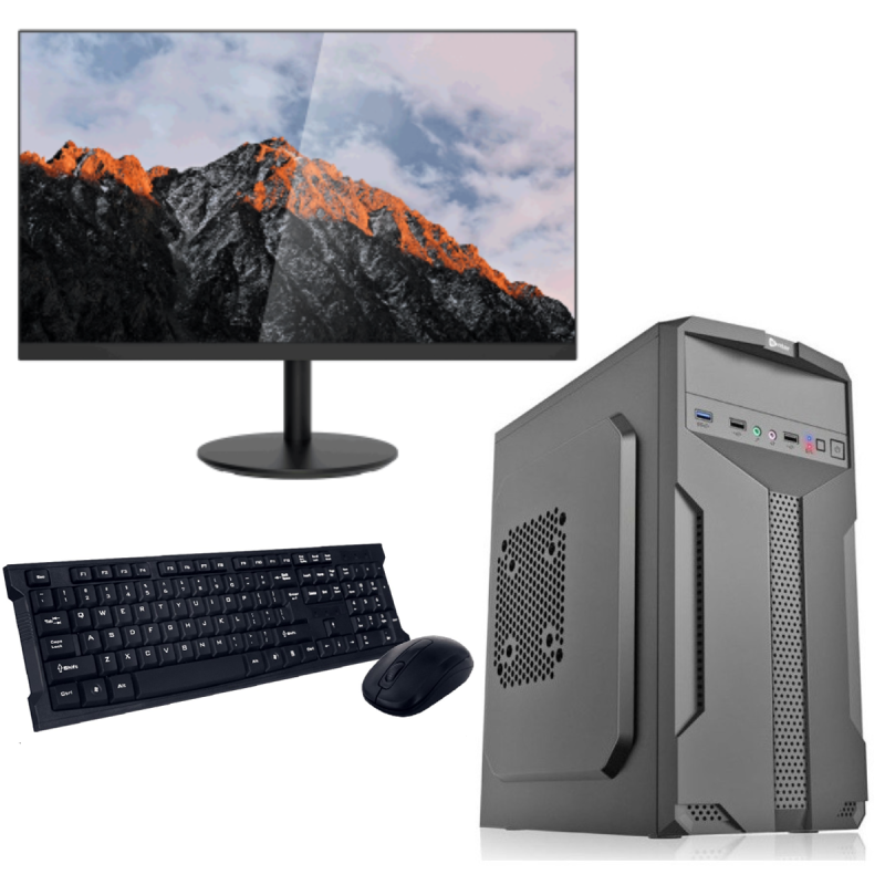 Ordinateur de Bureau complet avec clavier souris écran 17 démarrage - 250  Go HDD - 4 Go RAM - Windows 10 pro - Cdiscount Informatique