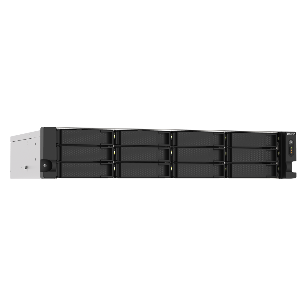 Serveur NAS PROFESSIONNEL 12 baies QNAP TS-1273AU-RP-8G / Sans Disque Dur / AMD Ryzen Embedded V1500B