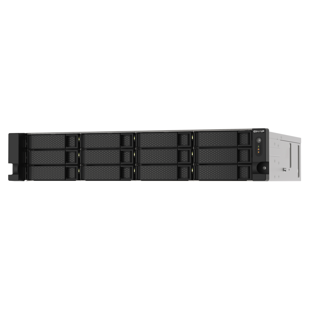 Serveur NAS PROFESSIONNEL 12 baies QNAP TS-1273AU-RP-8G / Sans Disque Dur / AMD Ryzen Embedded V1500B