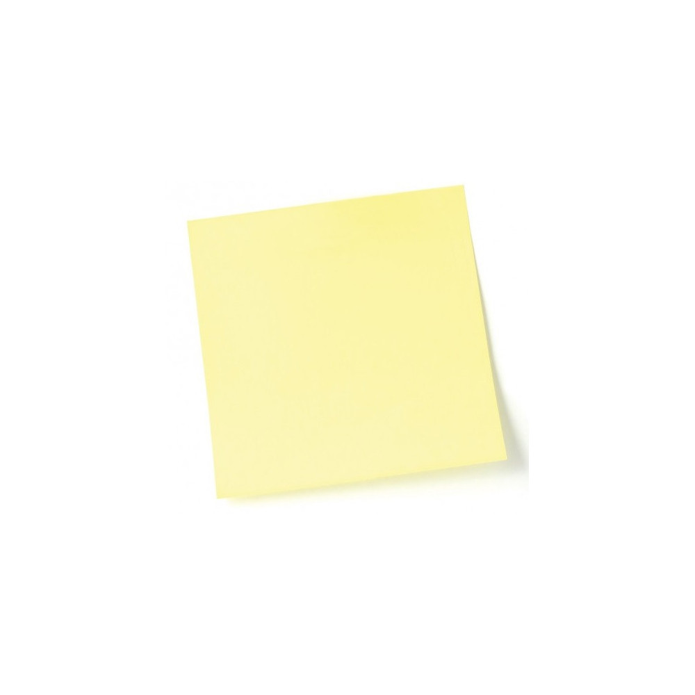 Stick Note 100 Feuilles 76 x 76 mm / Jaune Pastel