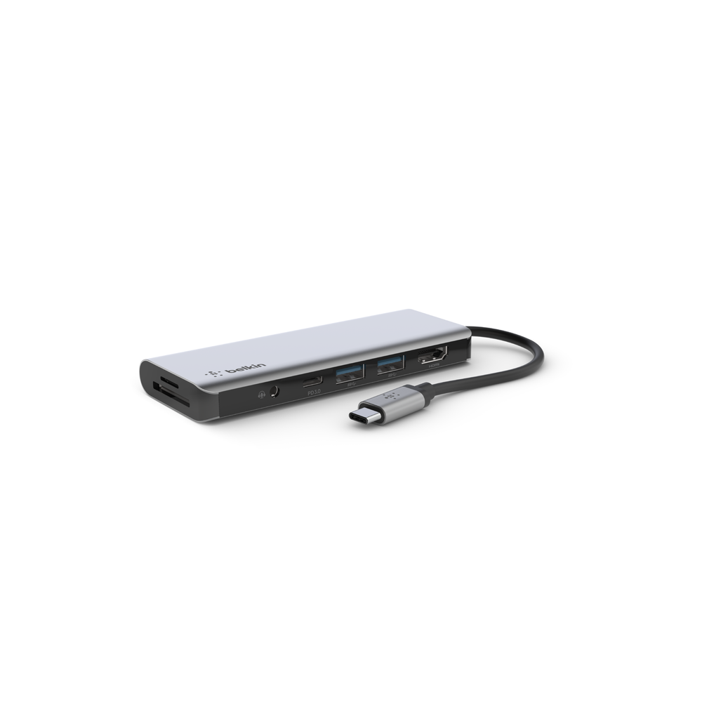 Adaptateur USB-C Belkin multiport hub 7-en-1