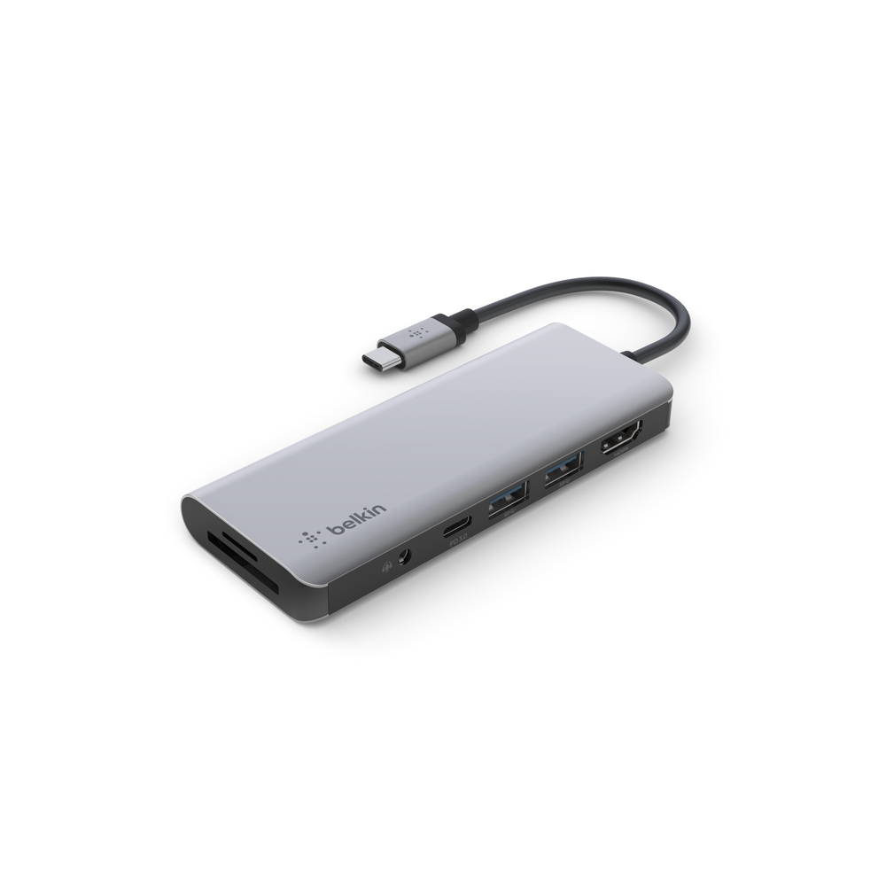 Adaptateur USB-C Belkin multiport hub 7-en-1