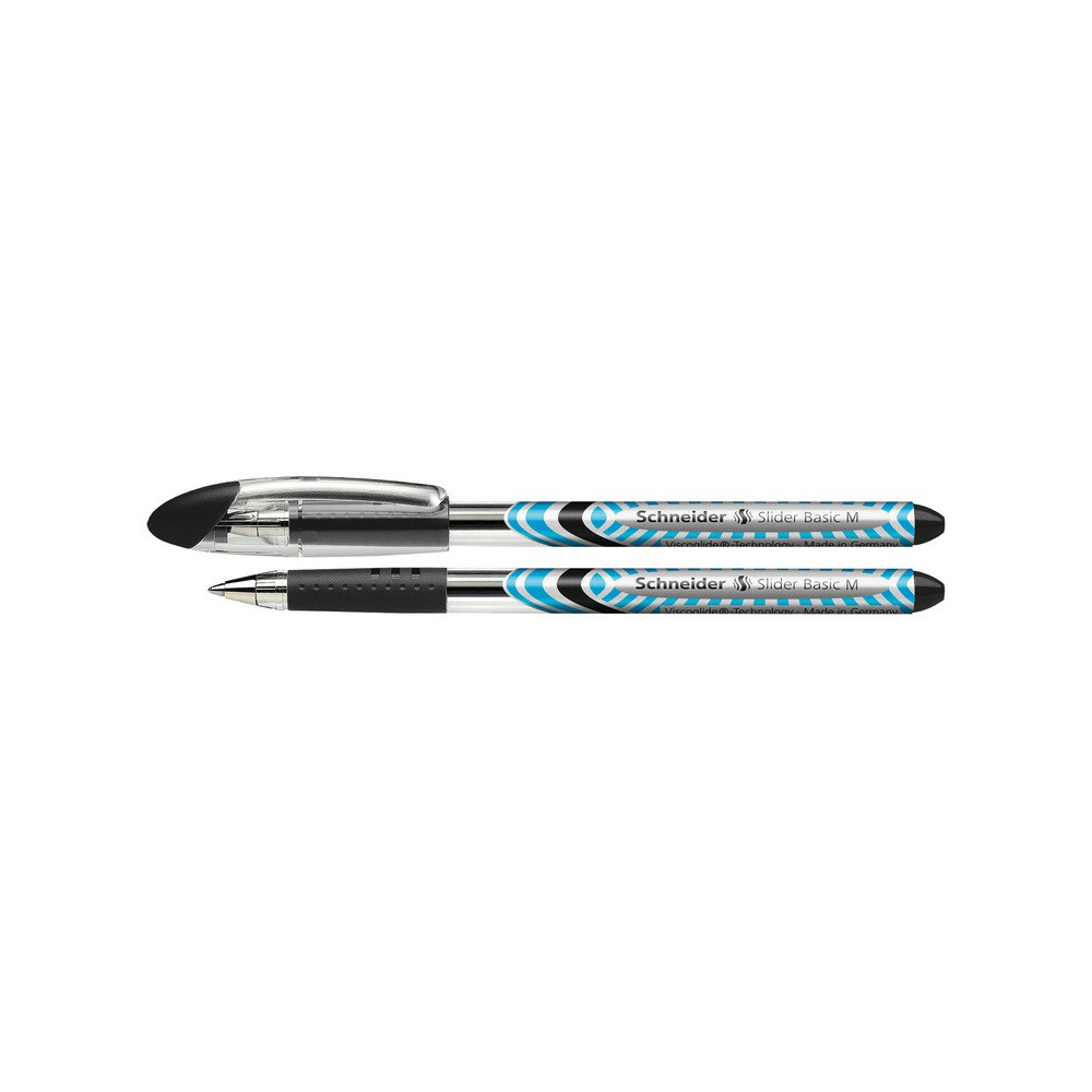 Stylo à bille Schneider Slider Basic M 1.0 mm / Noir