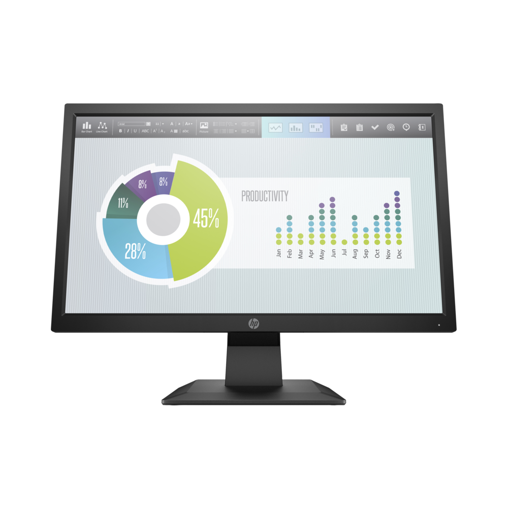 Ecran HD+ HP P204v 19.5" (5RD66AS) - HP Tunisie - Tunisianet
