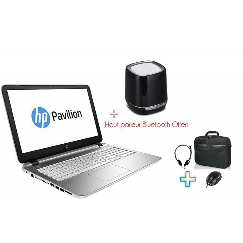 Pc Portable HP 15-p107nk / i7 4é Gén / 8 Go + Haut parleur Bluetooth Offert