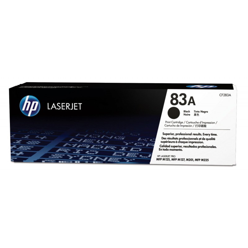 Toner HP 83A LaserJet noir authentique