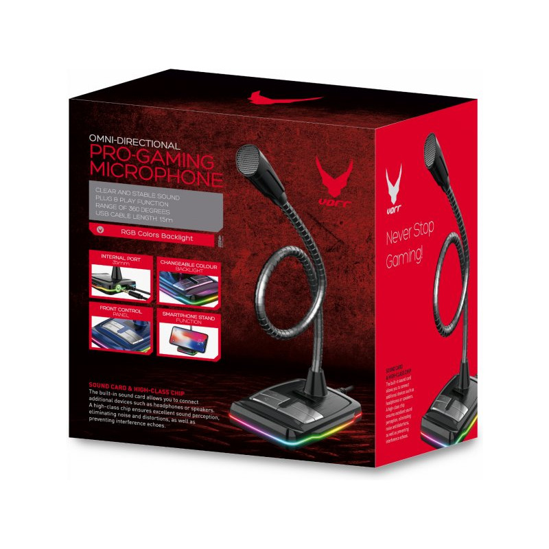 Microphone Gaming Omega Varr VGMD1 / USB / RGB