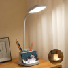 LAMPE DE BUREAU PLATINET LED PORTE STYLO 4W BLANC [45777]