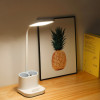 LAMPE DE BUREAU PLATINET LED PORTE STYLO 4W BLANC [45777]