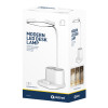 LAMPE DE BUREAU PLATINET LED PORTE STYLO 4W BLANC [45777]