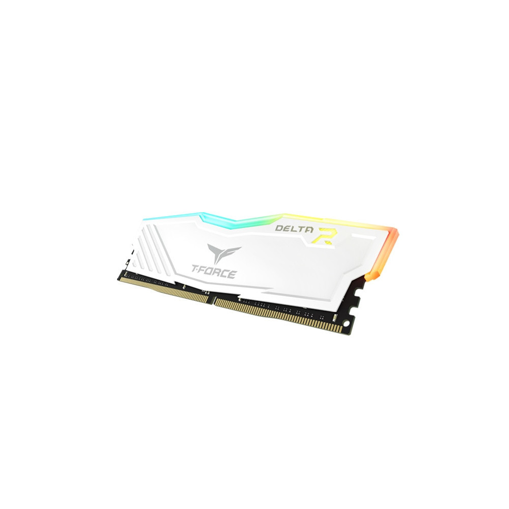 Barrettes Mémoire TeamGroup T-FORCE DELTA R WHITE UD-D4 8GO / 3600 Mhz