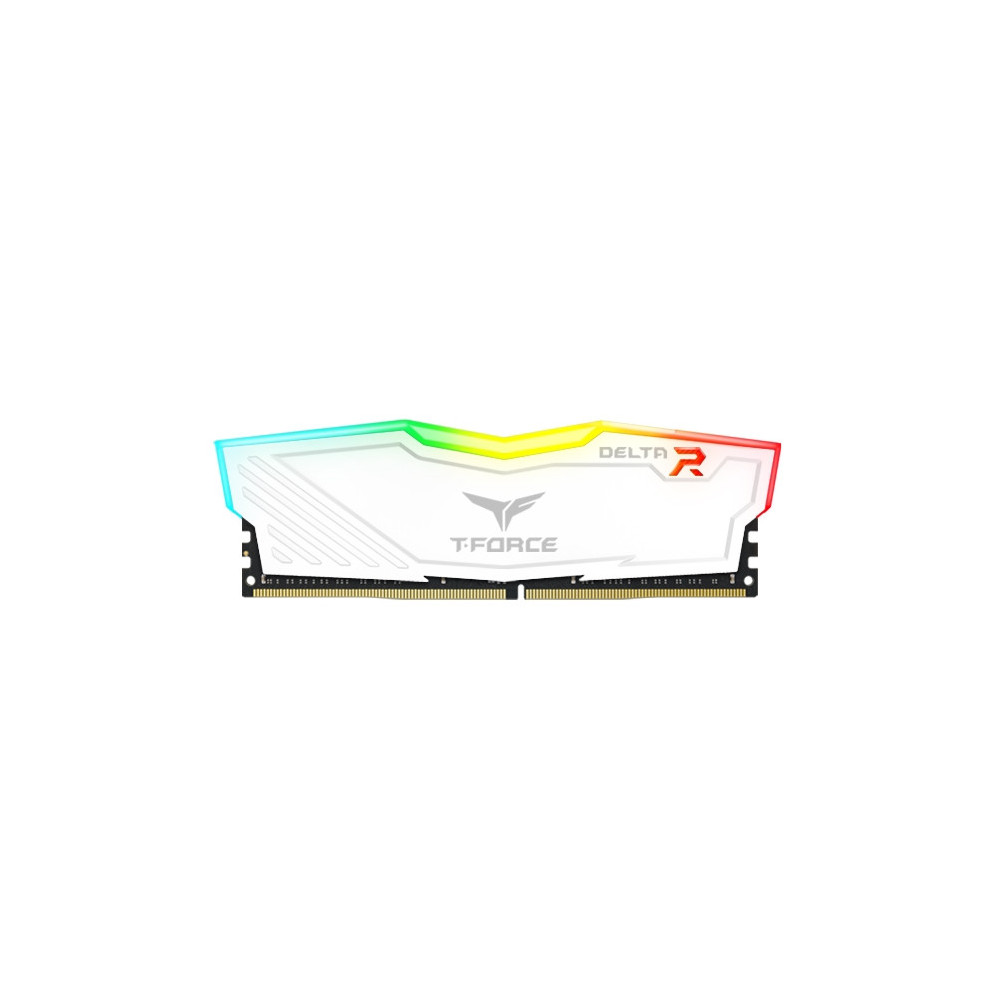 Barrettes Mémoire TeamGroup T-FORCE DELTA R WHITE UD-D4 8GO / 3600 Mhz