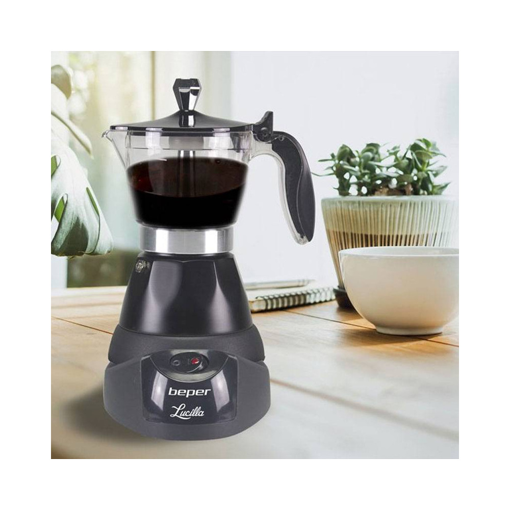 Cafetière électrique ITALIENNE BEPER BC040N / NOIR
