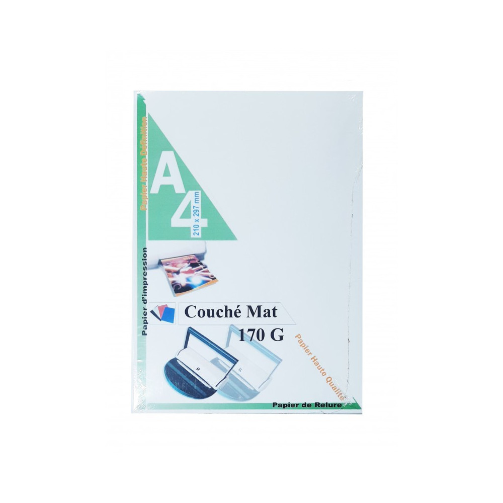 100 x feuilles page de garde / 170G / MATTE